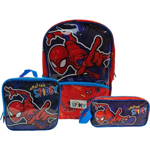 Spiderman Azul de Niña / Niño modelo Set Mochila Economica Spiderman Coleccion H B26 niña 2025121620313706958