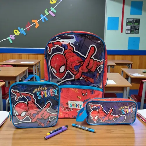 Spiderman Set Mochila Economica Spiderman Coleccion H B26