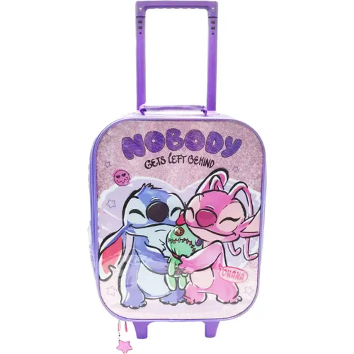 STITCH Set Mochila Con Ruedas Medium Stitch Coleccion E B26