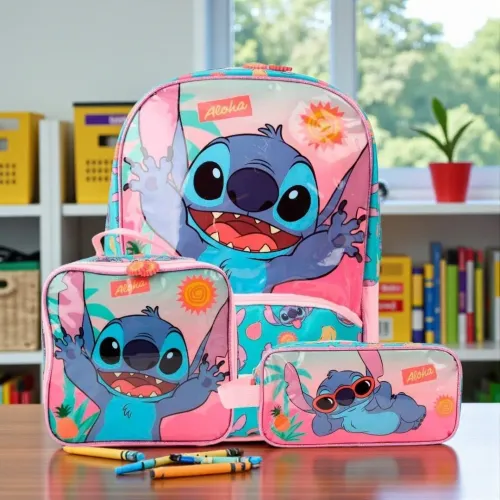 STITCH Set Mochila Economica Stitch Coleccion G B26