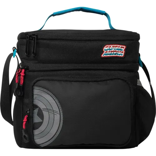 Avengers Negro Lonchera Student Avengers Capitan America B26