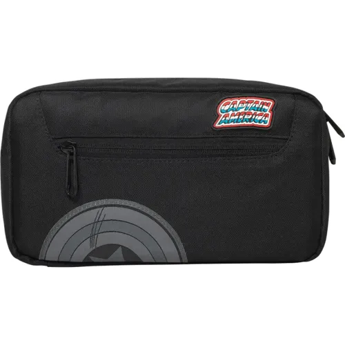 Avengers Negro Cartuchera Student Avengers Capitan America B26