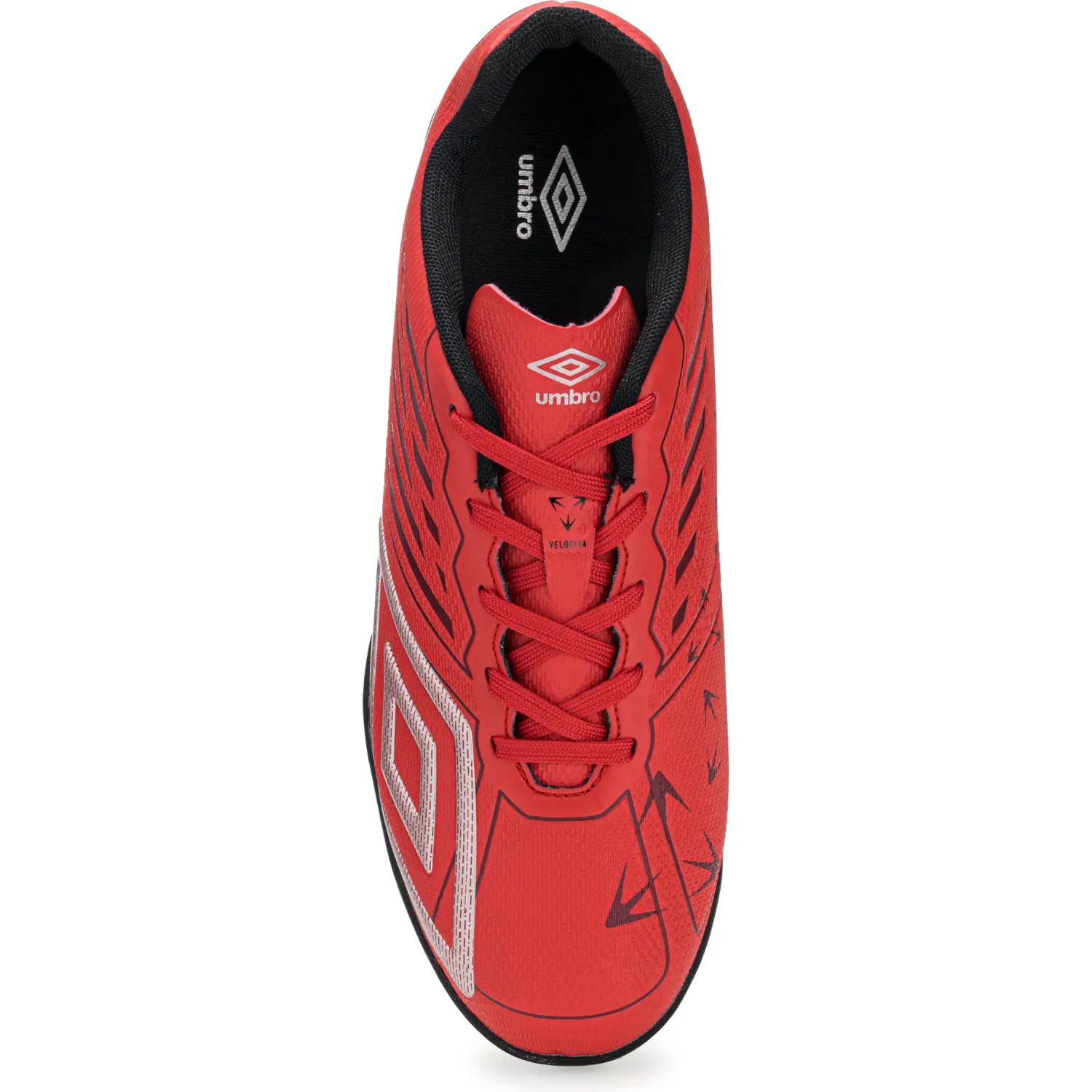 Zapatillas Umbro De Futbol Hombre Velocita Decima League Tf color rojo | Platanitos
