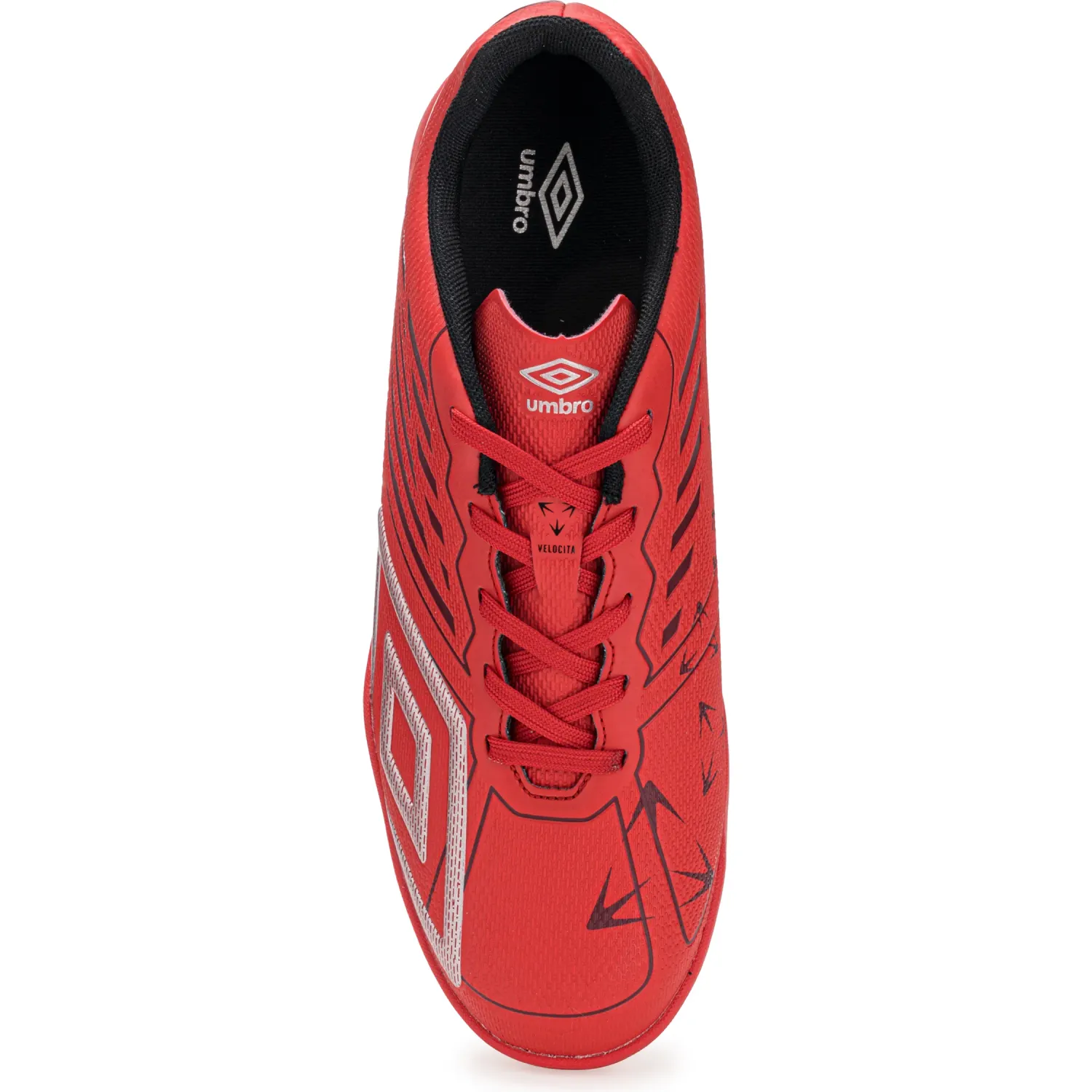 Zapatillas Umbro De Futbol Hombre Velocita Decima League Ic color rojo | Platanitos