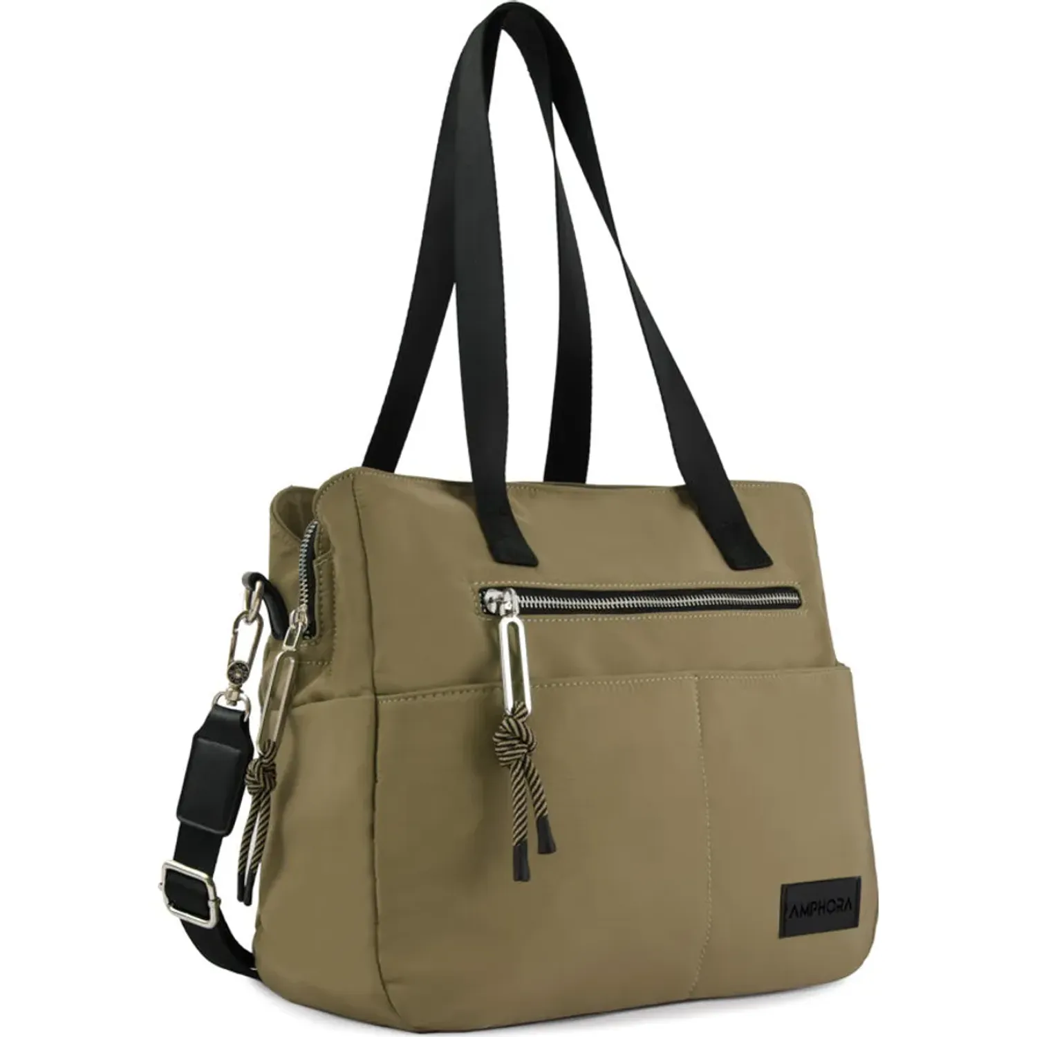 Cartera Amphora Mujer Adelina color verde oscuro | Platanitos