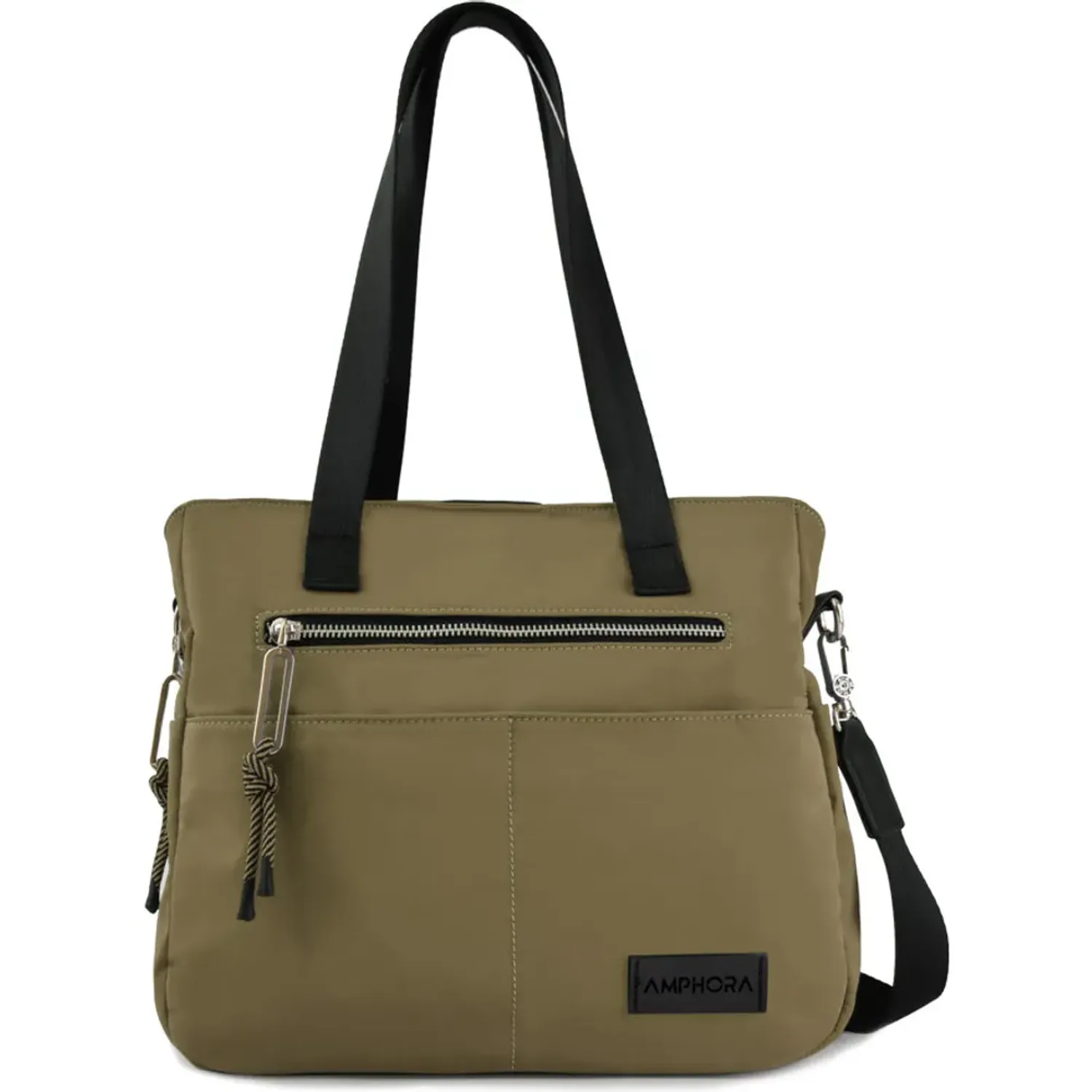 Cartera Amphora Mujer Adelina color verde oscuro | Platanitos