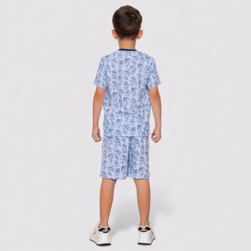 BLUEY Pijama Moda Manga Corta + Short Niño Blu-0007