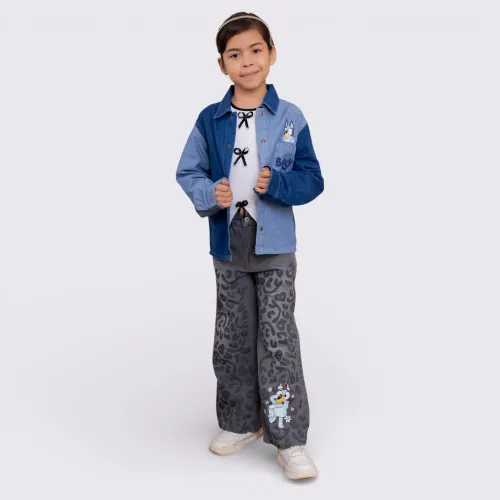 BLUEY Casaca Moda Con Bolsillo Niña Blu-0026