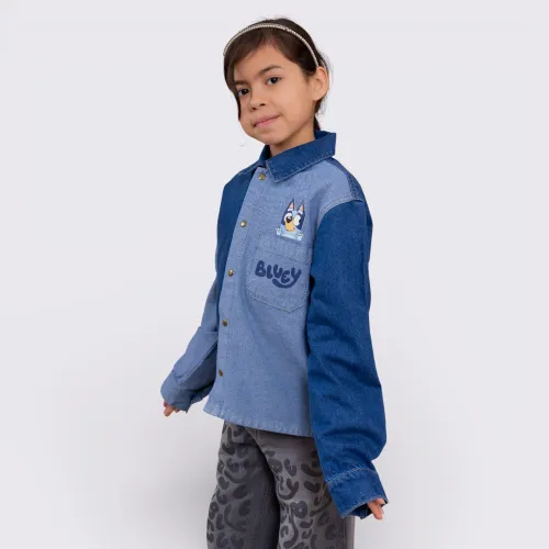 BLUEY Casaca Moda Con Bolsillo Niña Blu-0026