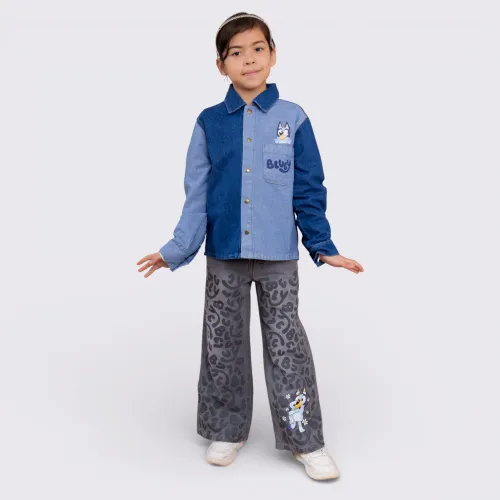 BLUEY Casaca Moda Con Bolsillo Niña Blu-0026