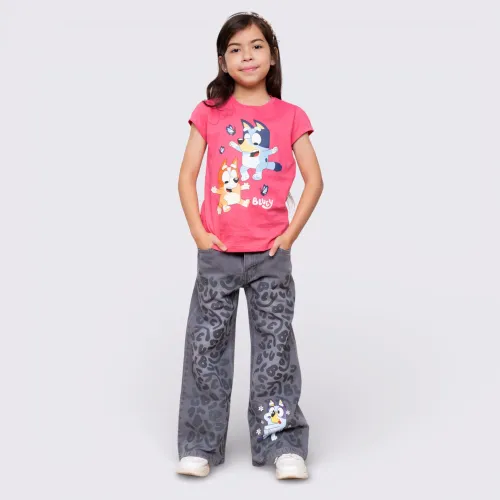 BLUEY Gris de Niña modelo Pantalon Moda Tipo Palazzo Niña Blu-0027 grises niña 2025121722045749336