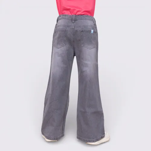 BLUEY Pantalon Moda Tipo Palazzo Niña Blu-0027