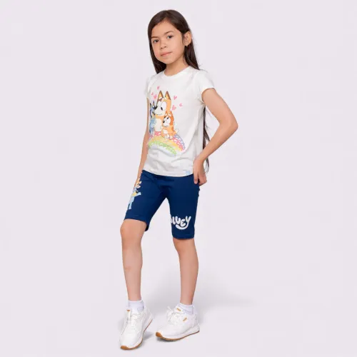 BLUEY Short Biker Moda Niña Blu-0033