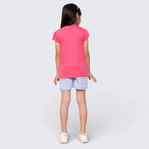 BLUEY Polo Basico Cuello Redondo Manga Corta Niña Blu-0043