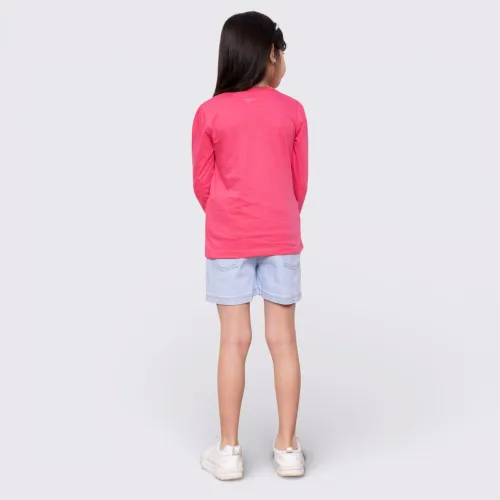 BLUEY Polo Basico Cuello Redondo Manga Larga Niña Blu-0043