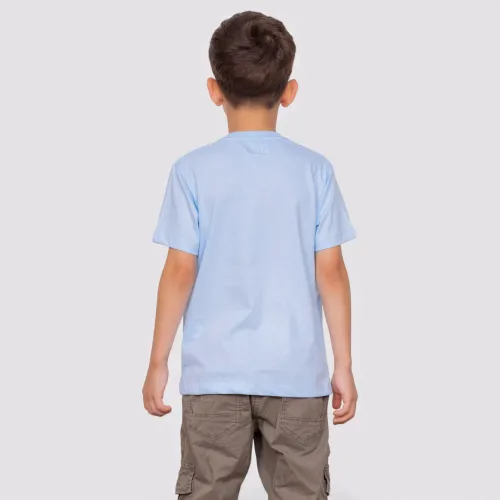 BLUEY Polo Basico Cuello Redondo Manga Corta Niño Blu-0048