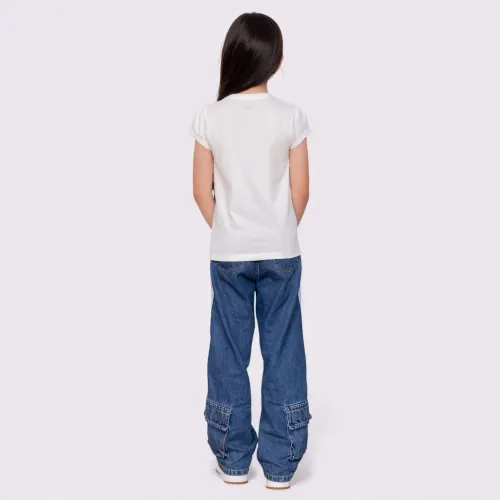 BLUEY Polo Basico Cuello Redondo Manga Corta Niña Blu-0055