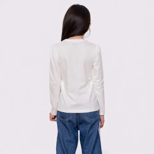 BLUEY Polo Basico Cuello Redondo Manga Larga Niña Blu-0055