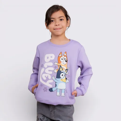 BLUEY de Niña modelo Polera Moda Con Estampado Niña Blu-0058 lilas niña 2025121722045749694
