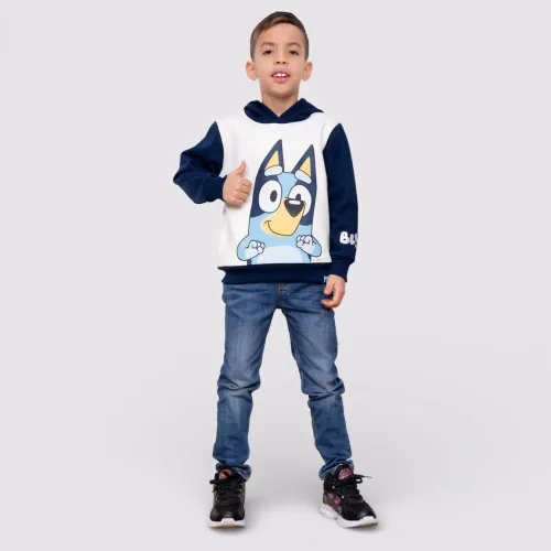 BLUEY Marfil de Niño modelo Polera Moda Con Capucha Niño Blu-0067 marfiles niño 2025121722045749715