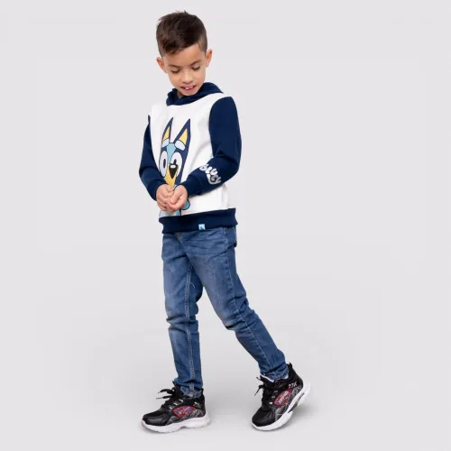 BLUEY Polera Moda Con Capucha Niño Blu-0067
