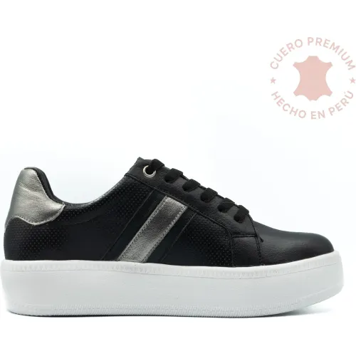 ALOHA STORE Negro de Mujer modelo Zapatillas Urbanas Mujer Monica negros plateados mujer 2025121723195406748 Badana EXPANSO