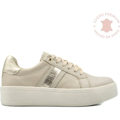 ALOHA STORE Beige de Mujer modelo Zapatillas Urbanas Mujer Marina beiges dorados mujer 2025121723195406778 Badana EXPANSO