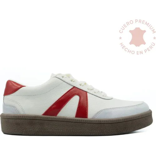 ALOHA STORE Blanco de Mujer modelo Zapatillas Urbanas Mujer Maria blancos blanca blancas rojos rojas roja mujer 2025121723195406838 Badana EXPANSO