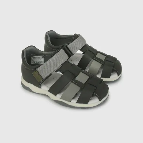 Colloky Gris de Niño modelo Sandalia Niño Cb 43030211v26 grises niño 2025121821201092457 Cuero TR