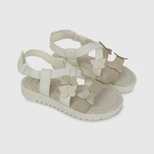 Colloky Blanco de Niña modelo Sandalia Niña Cg 43080209v26 blancos niña 2025121821201092787 Cuero TR