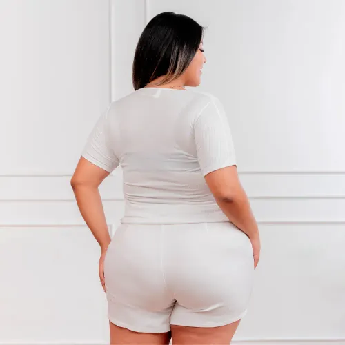 CORITEX Polo Manga Corta Mujer Sonia Acanalada