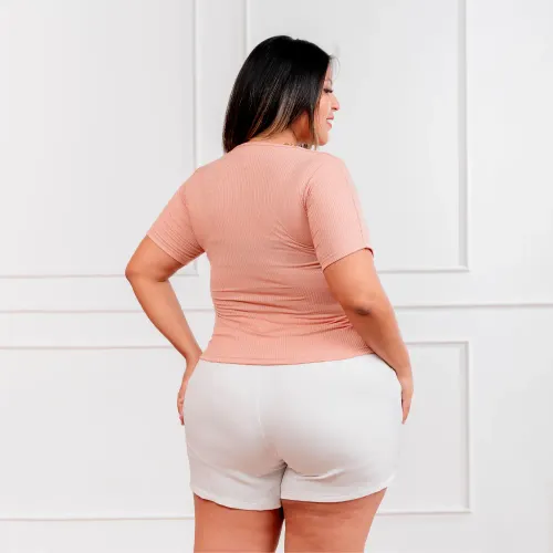 CORITEX Polo Manga Corta Mujer Sonia Acanalada