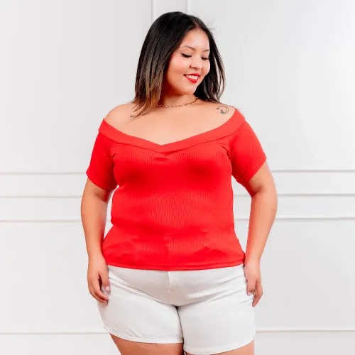 CORITEX Polo Manga Corta Mujer Indira Acanalada