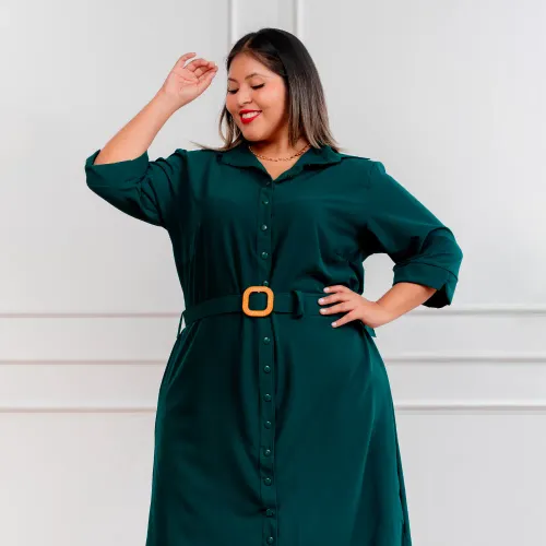 CORITEX Vestido Camisero Mujer Eliana