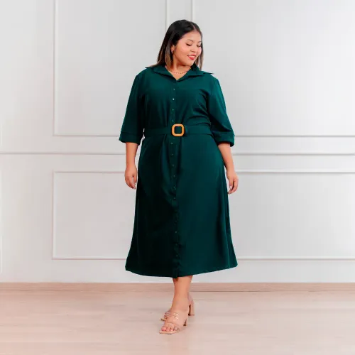 CORITEX Vestido Camisero Mujer Eliana