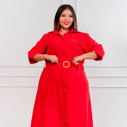 CORITEX Vestido Camisero Mujer Eliana