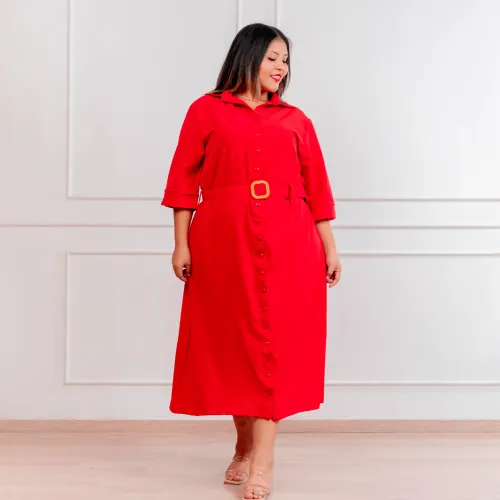 CORITEX Vestido Camisero Mujer Eliana