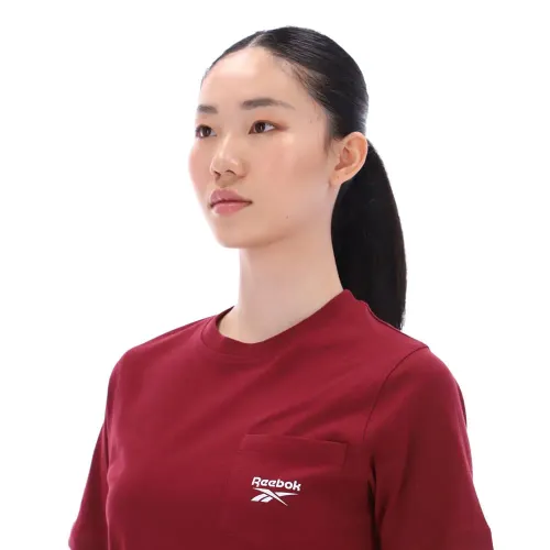 Reebok Polo Deportivo Mujer Lex Small Logo Crw Ss Pocket Tee
