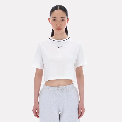 Reebok Blanco de Mujer modelo Polo Deportivo Mujer Blakely Crew Neck Cropped Ss Tee blancos mujer 2025121917014776823  