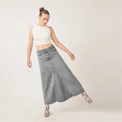 COTTONS JEANS Gris de Mujer modelo Maxifalda Mujer Eda grises mujer 2025121917175934030  