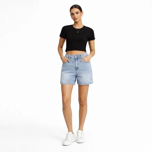 COTTONS JEANS Celeste de Mujer modelo Biker Para Mujer Adela celestes mujer 2025121917175934440  