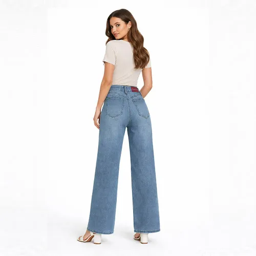 COTTONS JEANS Jean Wide Leg Para Mujer Alia