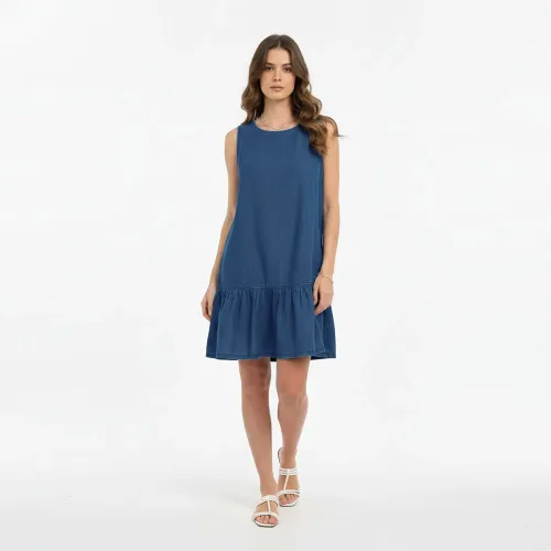 COTTONS JEANS Azul de Mujer modelo Vestido Para Mujer Siara azules mujer 2025121917175934743  