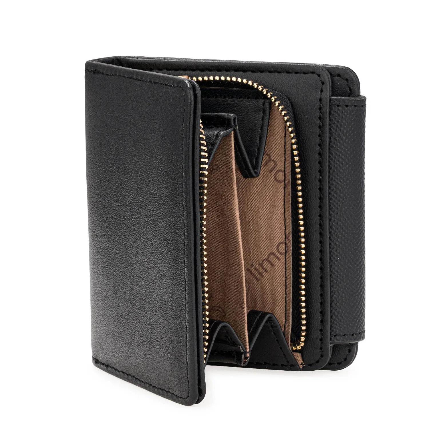 Monedero Limoni Dama Niva color negro | Platanitos