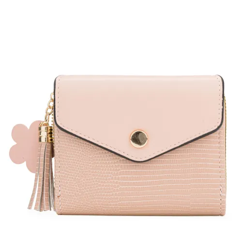 Monedero Limoni Dama Girix color rosado | Platanitos