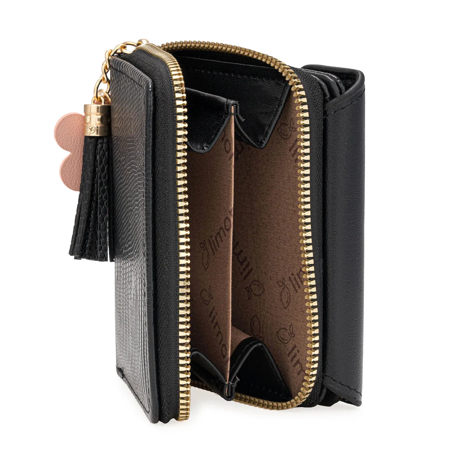 Monedero Limoni Dama Girix color negro | Platanitos
