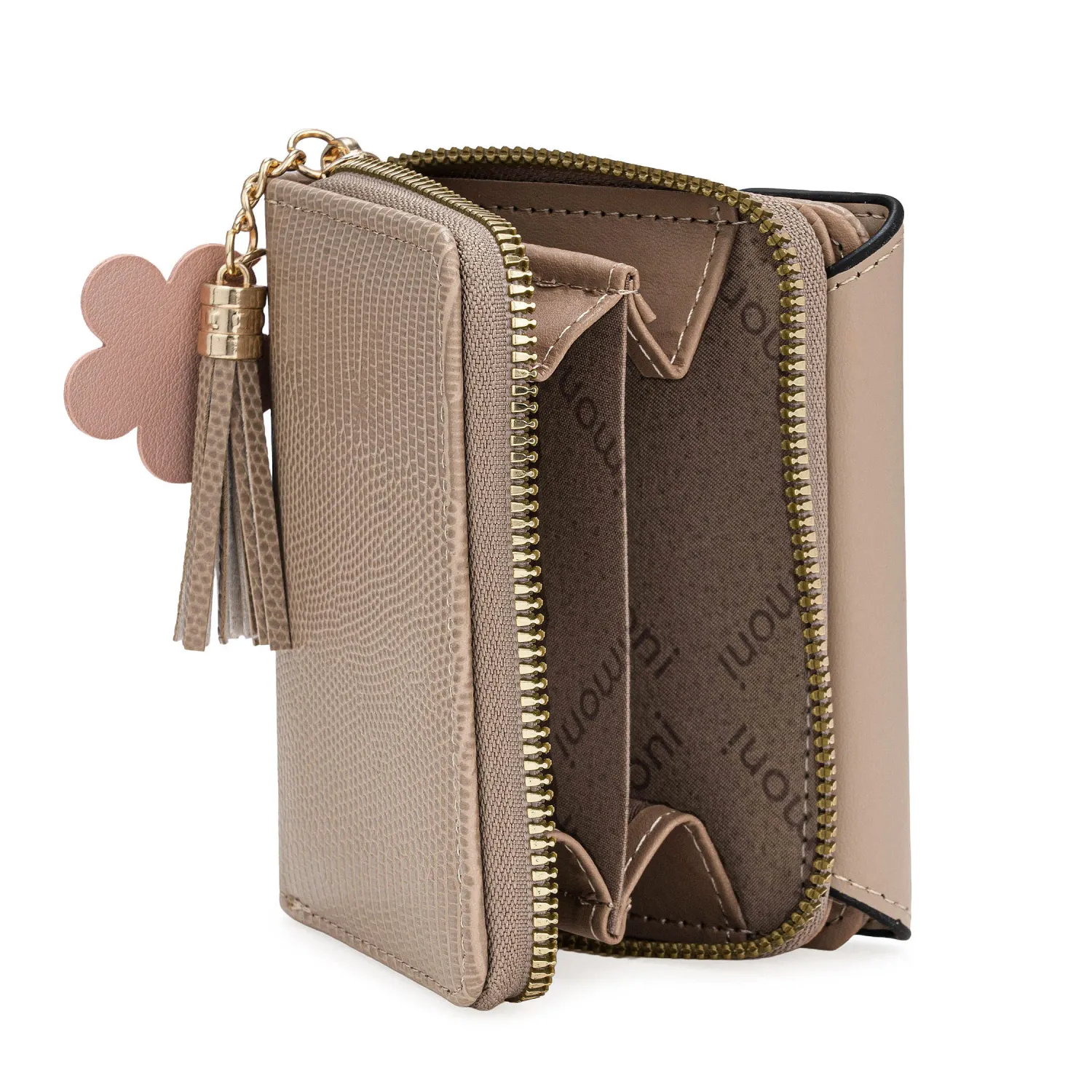 Monedero Limoni Dama Girix color beige | Platanitos