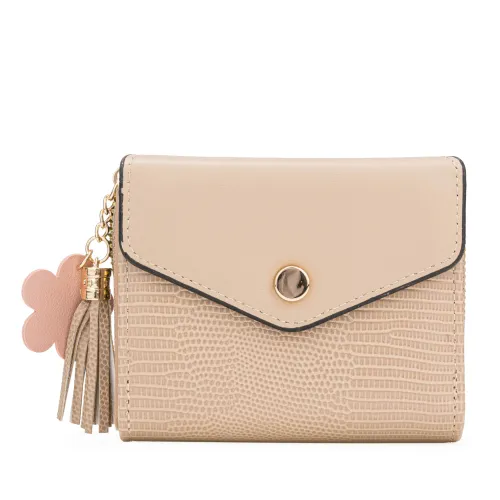 Monedero Limoni Dama Girix color beige | Platanitos