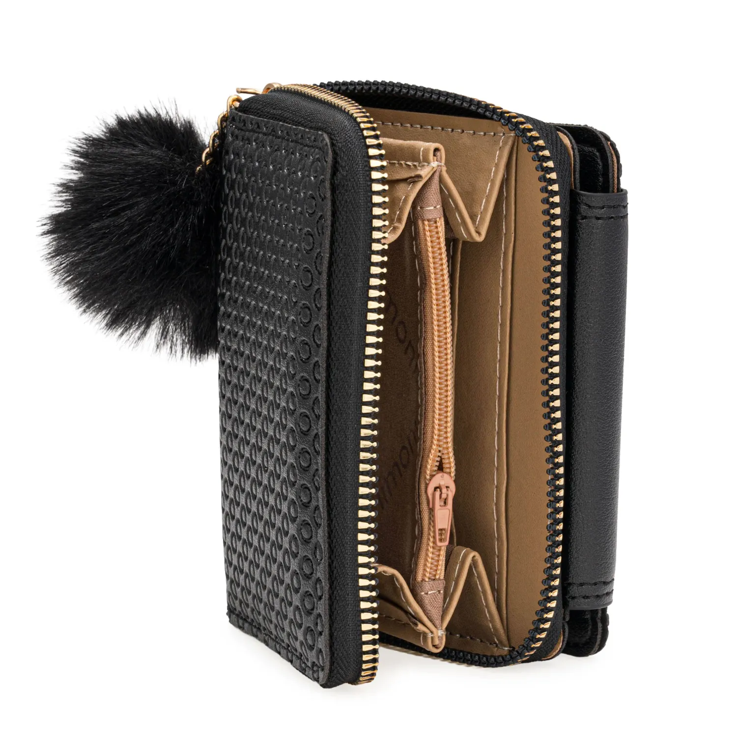 Monedero Limoni Dama Bulix color negro | Platanitos