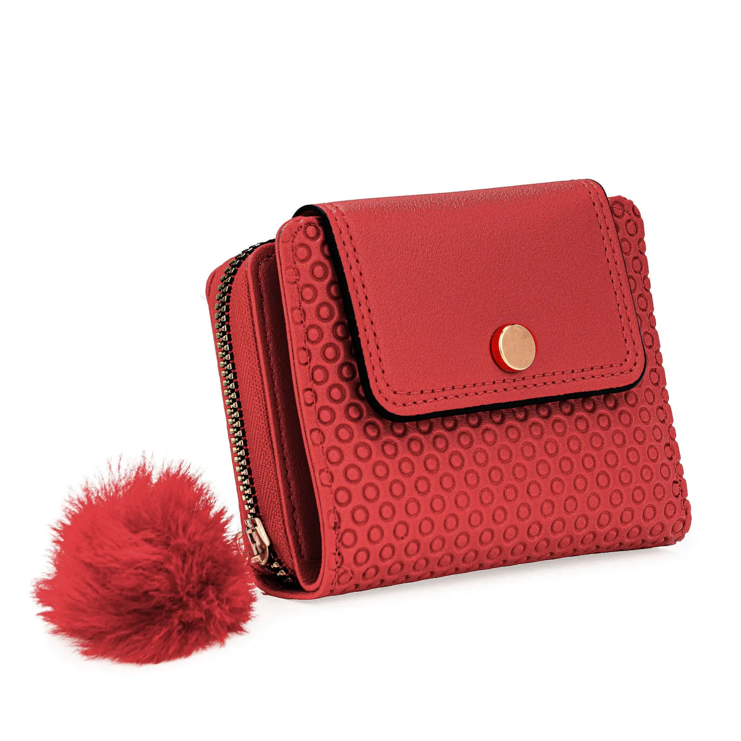 Monedero Limoni Dama Bulix color rojo | Platanitos
